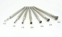 100pcs 2.35mm Shank Tapered inverted cone hollow-Shaped diamond burs